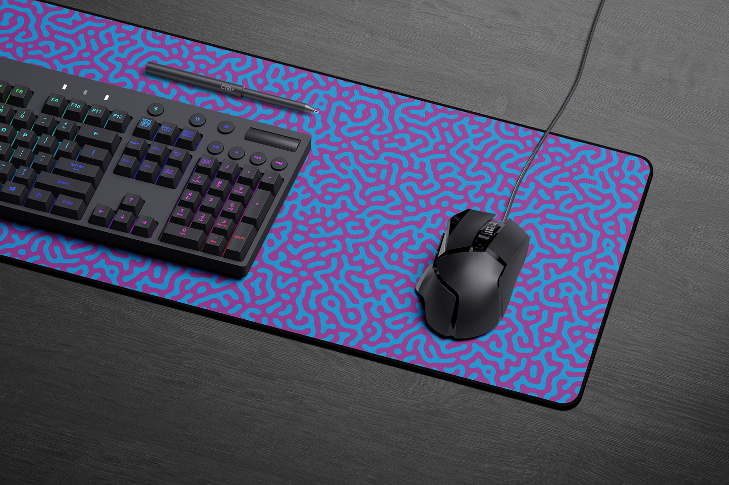 Mouse Mat - Size XL - Gaming Pad - 90 x 35 CM - Grape Slushie