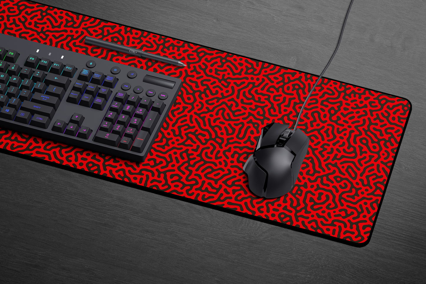 Mouse Mat - Size XL - Gaming Pad - 90 x 35 CM - Volcanic