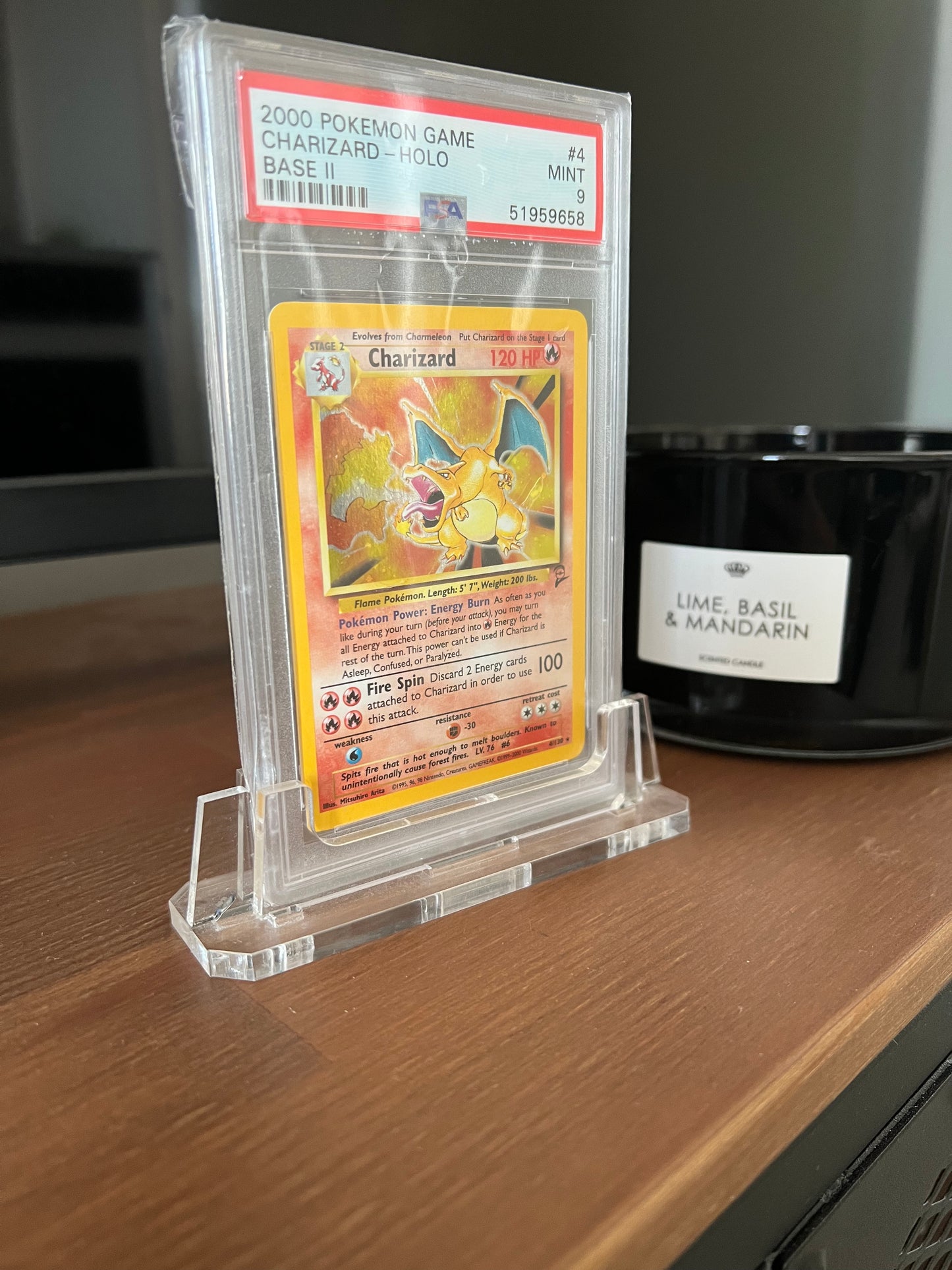 PERSPEX Acrylic PSA Card Stand - Pokemon / Yu-Gi-Oh
