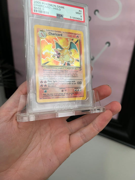 PERSPEX Acrylic PSA Card Stand - Pokemon / Yu-Gi-Oh
