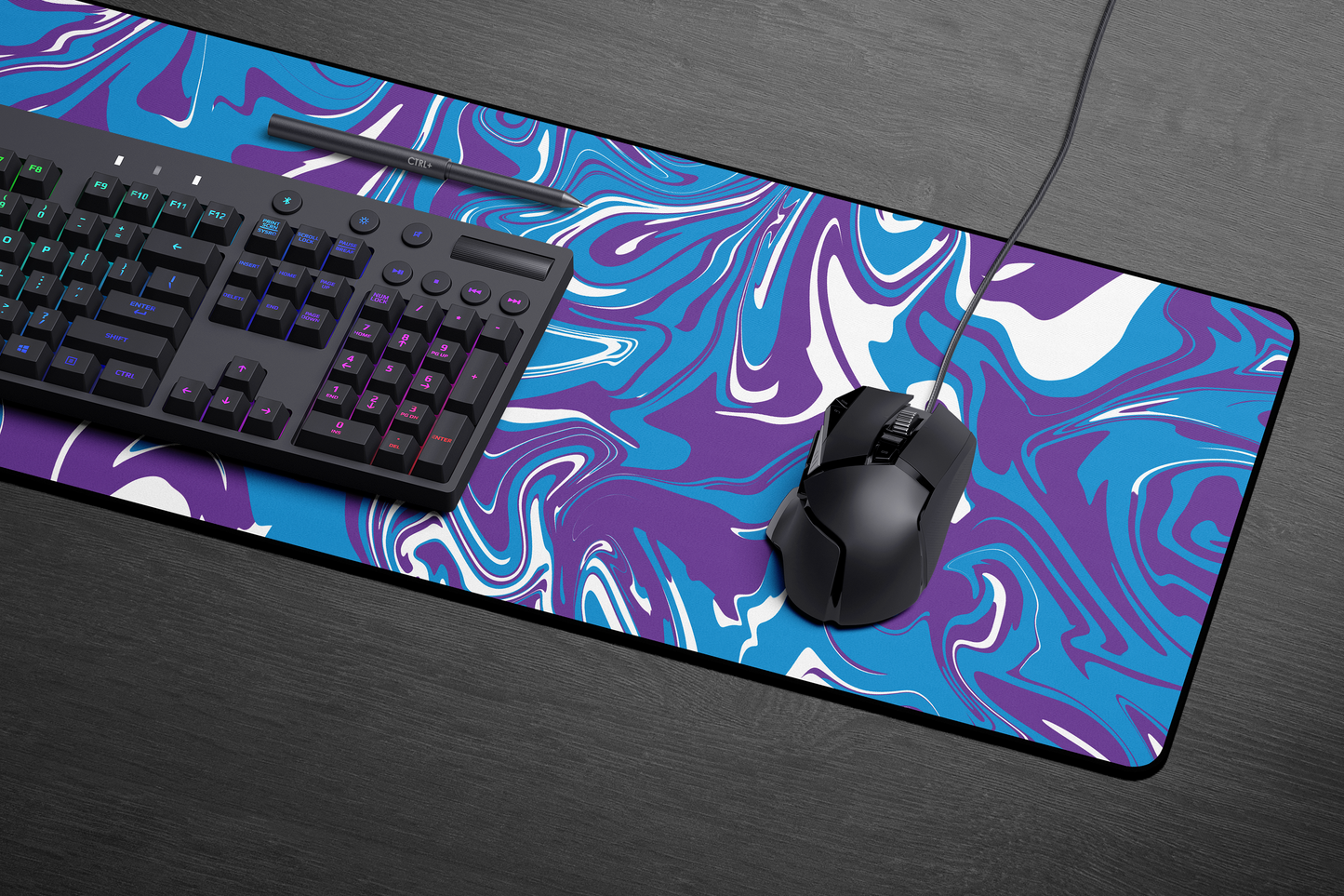 Mouse Mat - Size XL - Gaming Pad - 90 x 35 CM - Neon Vibe